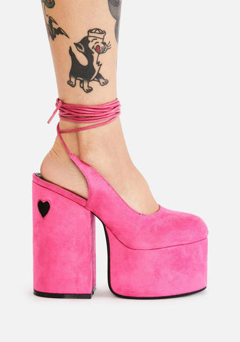 Talking Sweet Platform Heels