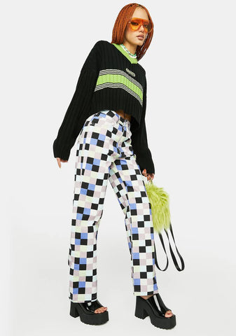 Motherboard Checkered Jeans