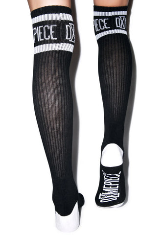 Athletic Logo Knee High Socks