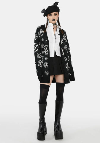 Darkest Point Oversized Cardigan