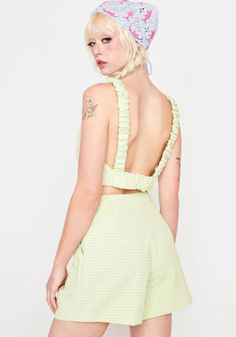 Life's A Picnic Gingham Shorts