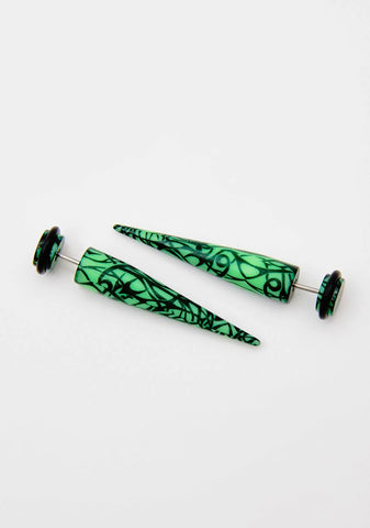 Swirls Stud Earrings