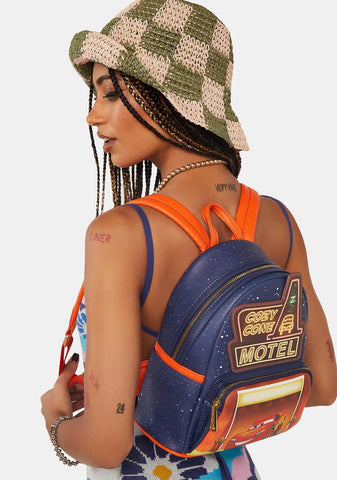 Disney Pixar Moments Cars Cozy Cone Motel Glow Mini Backpack