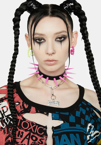 Enticing Issues Spiked Choker