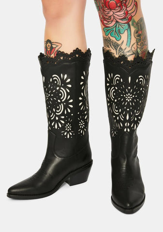 Sacred Song Filigree Cowboy Boots