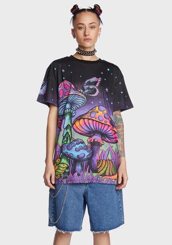 Step Into The Dark Oversized Tee