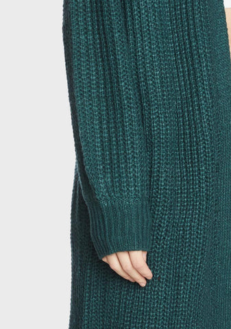 Mint What's The Use Knit Cardigan