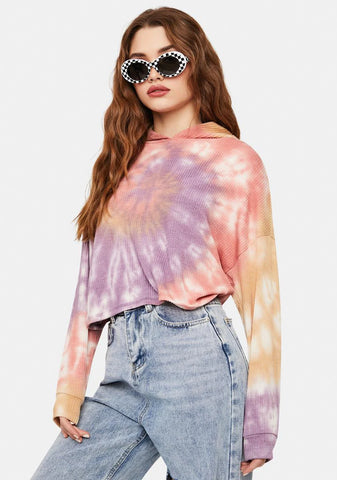 Tie Dye Pullover Sweatshirt