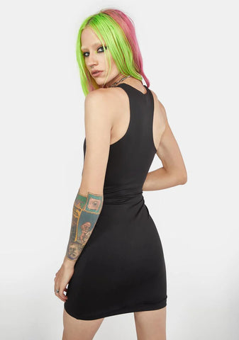 Late Night Seclusion Asymmetric Dress