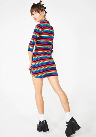 La Vida Loca Striped Dress