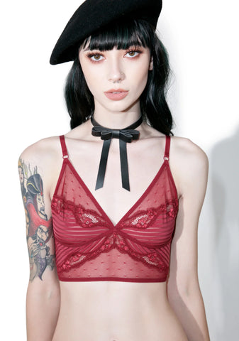 Bordeaux Desires Bralette