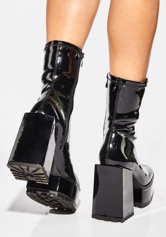 Patent Disappearing Act Platform Boots