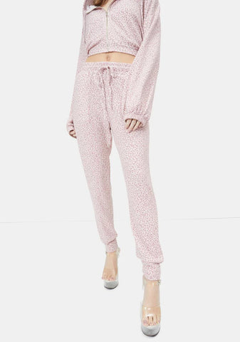 Do U Wanna Know Leopard Joggers