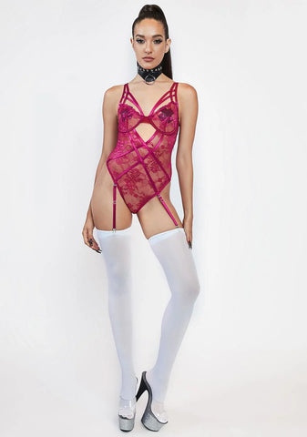 Brand New Lover Lace Teddy