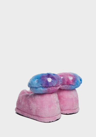 Totally Trippin' Mushroom Slippers
