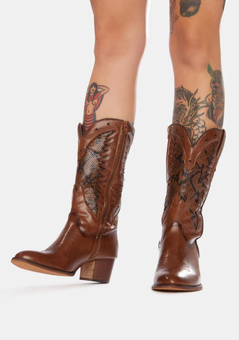Whiskey Ride 'Til Dawn Cowboy Boots