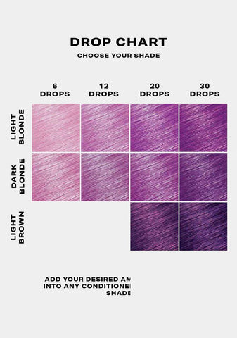 Purple Hair Drop It Dye Kit