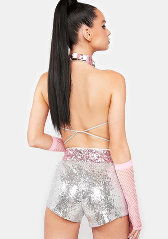 Like A Diamond Sequin Shorts
