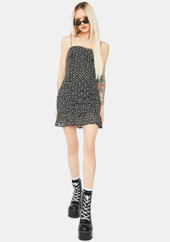 Dusk Ride Floral Mini Dress