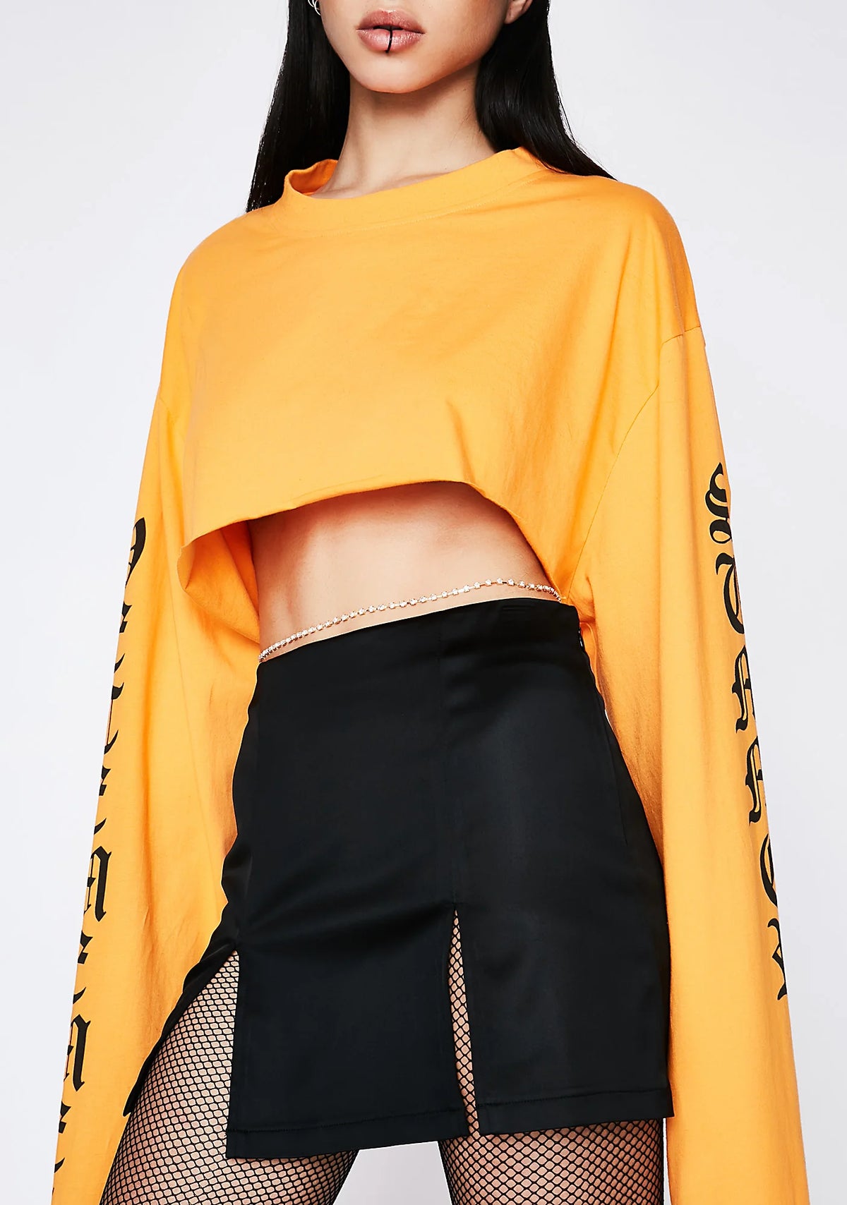 Slit It Up Mini Skirt