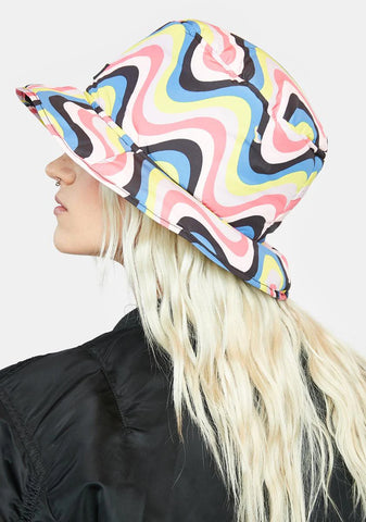 Trance Reversible Bucket Hat
