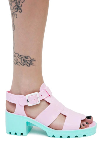 Cotton Candy Kyra Sandals