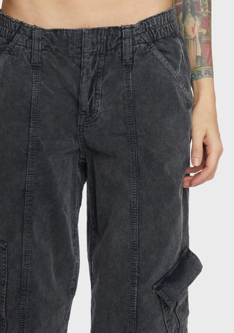 Y2K Corduroy Cargo Pants