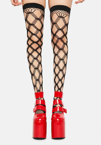 Welcome Surprise Thigh High Tights