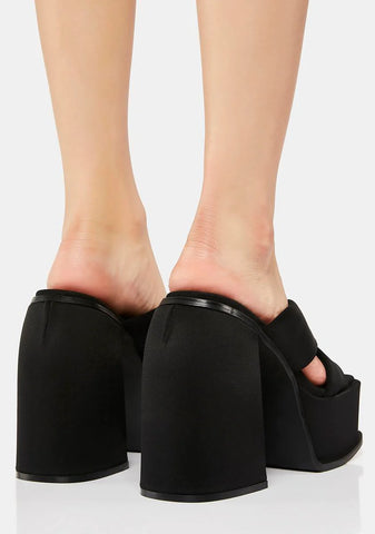 Play It Cool Platform Heels