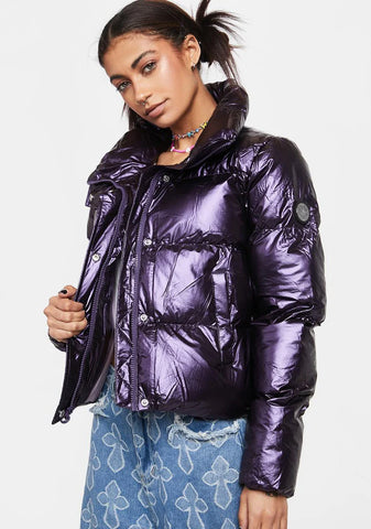 Violet Coco Puffer Jacket