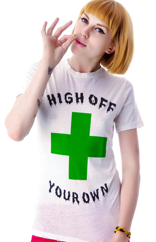 High Off Your Own Tee - White
