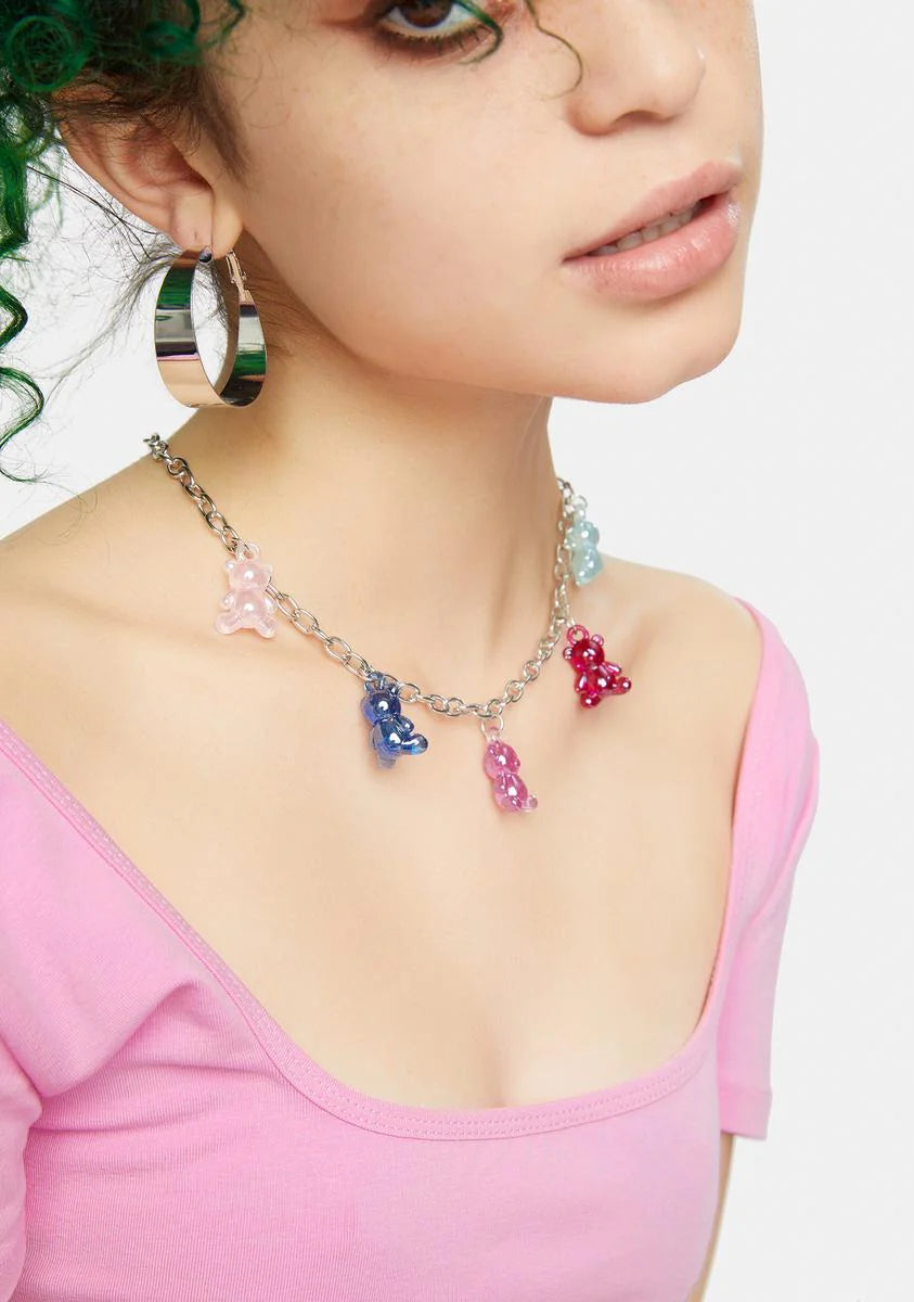 Ur My Candy Girl Gummy Bear Necklace