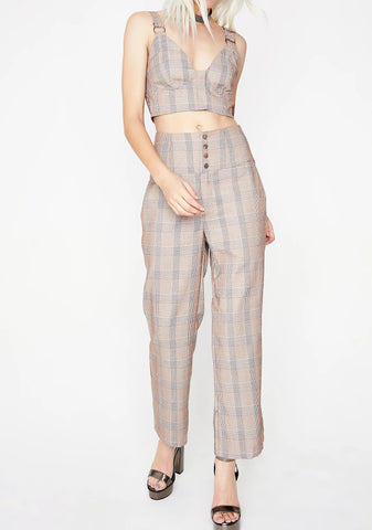 Study Buddy Plaid Set