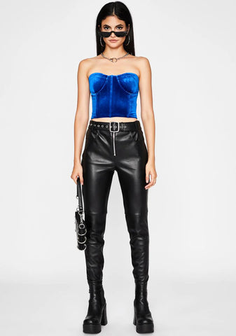 Royal Hots For You Velvet Bustier
