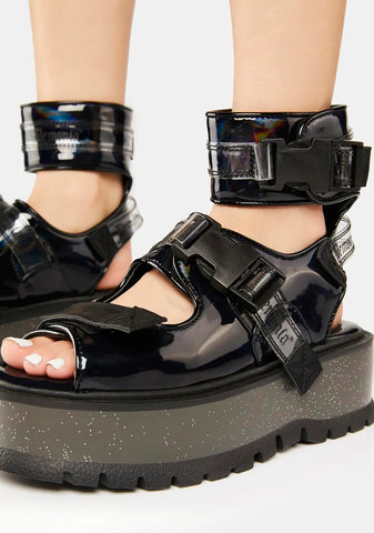 Slacker-15B Platform Sandals