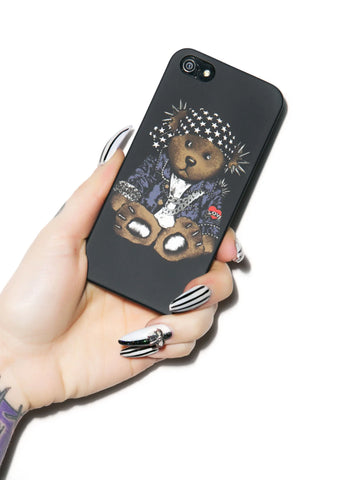 Rocker Teddy iPhone 5 Case