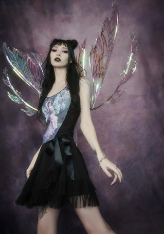 Chaos Magic Wrap Mini Skirt