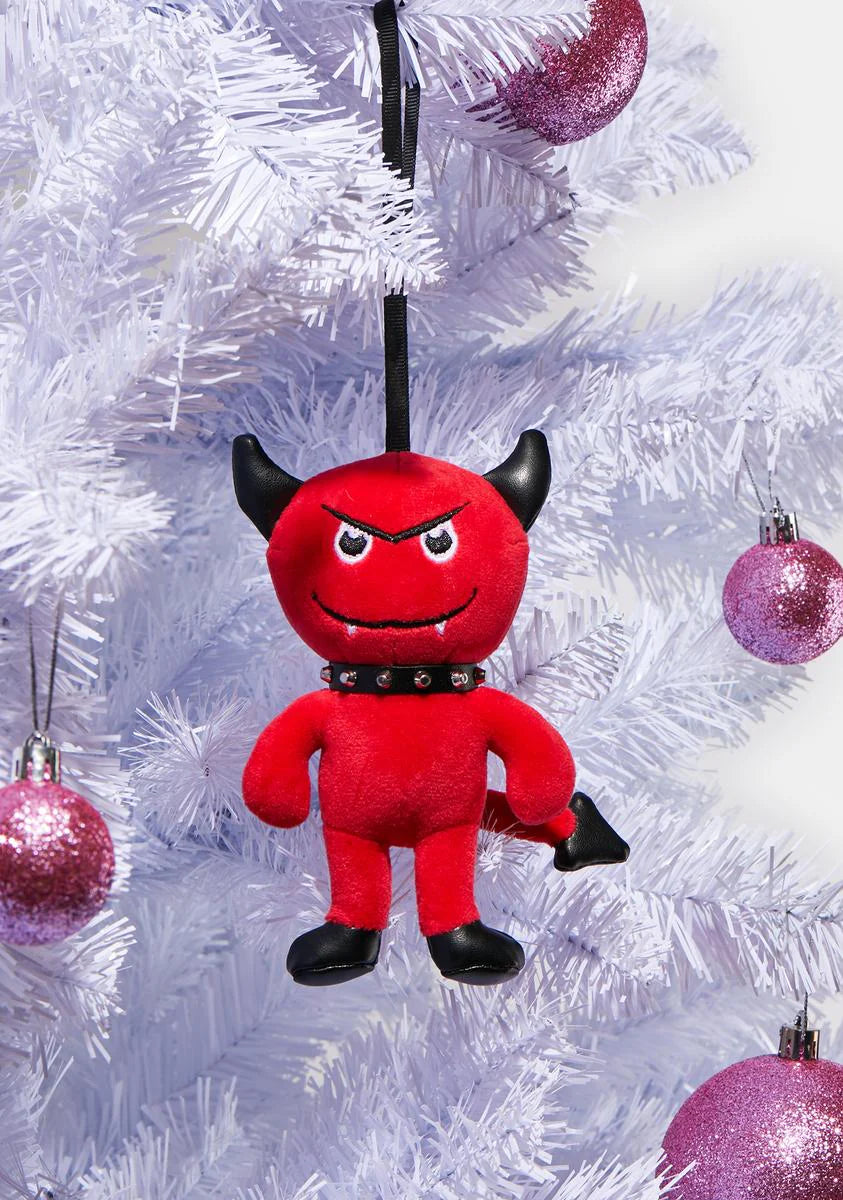 Devil May Care Plush Ornament