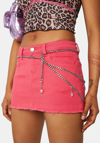 Welcome To Stardom Denim Skirt