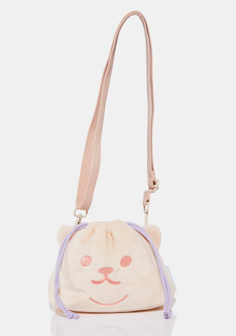 Yowl Fairies & Friends Series Furry Drawstring Bag