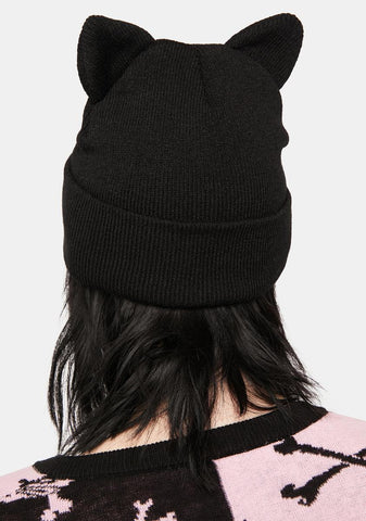 Nine Lives Knit Beanie