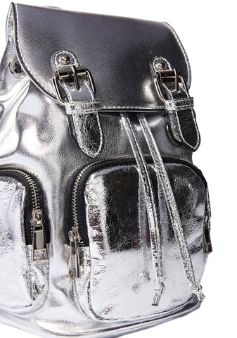 Retrograde Metallic Mini Backpack