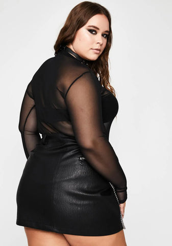 Total Manic Mindset Mini Skirt