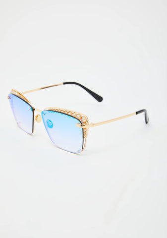 Clear Vision Rectangle Sunglasses