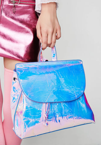 Pink Holo Backpack