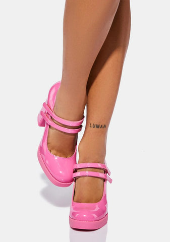 About That Time Block Heels