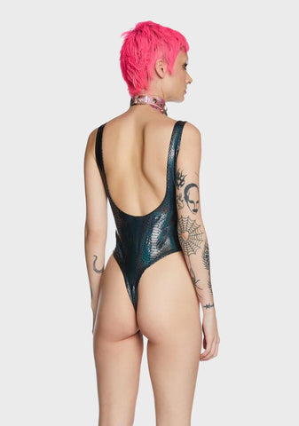 Serpent Poolside Scandal Side-Boob Swimsuit