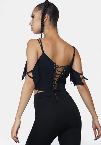 Off The Shoulder Crop Top