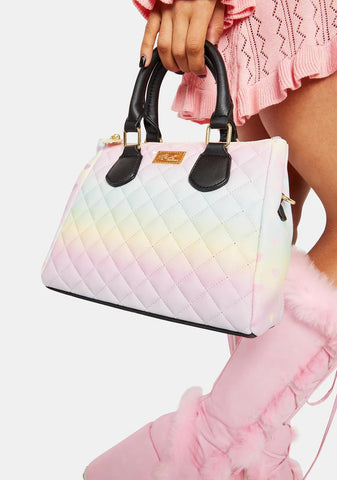 Amelia Quilted Mid-Size Satchel