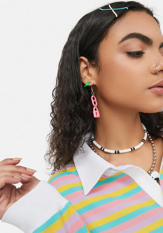 Petal Secure The Sass Locket Earrings